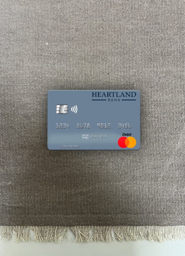 Download New Zealand Heartland Bank mastercard photolook front Photoshop template